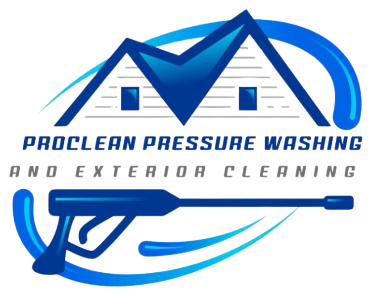 ProClean Pressure Washing & Exterior Cleaning Logo WHT